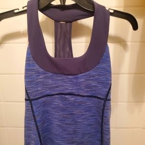 Lululemon  size 6 scoop  neck racerback workout top.